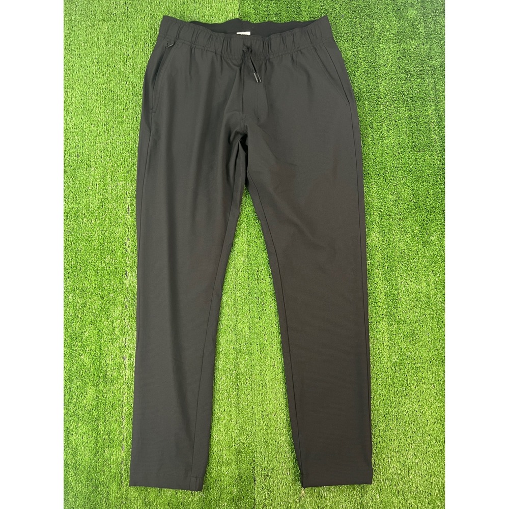 TravisMathew Mens Black Performance Joggers Drawstring Golf Pants Size M